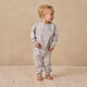 Quincy Mae - Relaxed Sweatpant Sky Friends