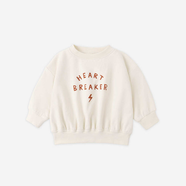 Quincy Mae  - Relaxed Sweatshirt - Heart Breaker