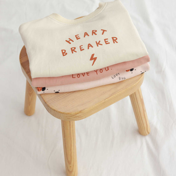 Quincy Mae - Relaxed Sweatshirt - Heart Breaker
