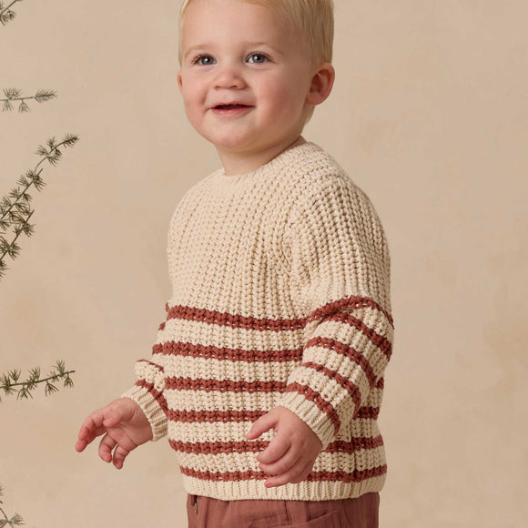 Quincy Mae - Rex Sweater - Cranberry