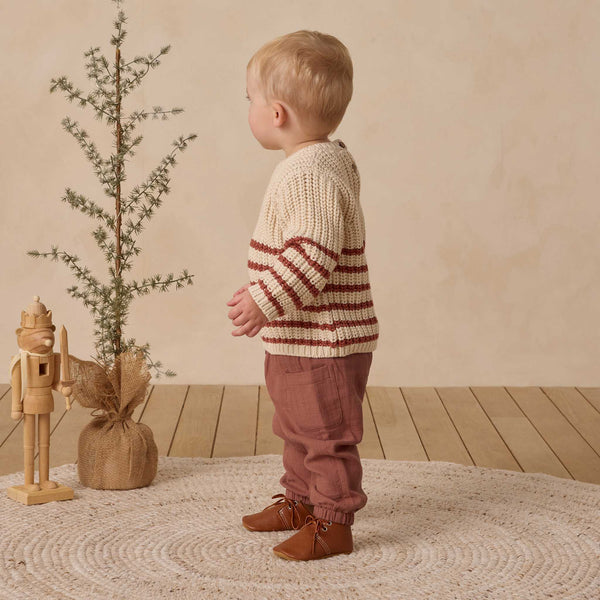 Quincy Mae - Rex Sweater - Cranberry