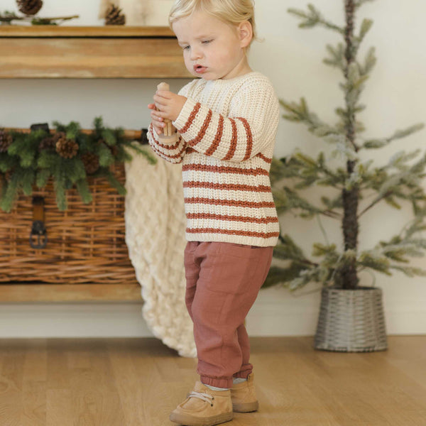 Quincy Mae - Rex Sweater - Cranberry