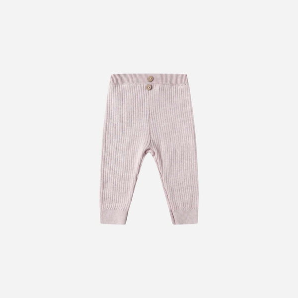 Quincy Mae - Rib Knit Legging - Lilac