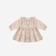Quincy Mae - Ruffle Collar Button Dress Pink Blossom