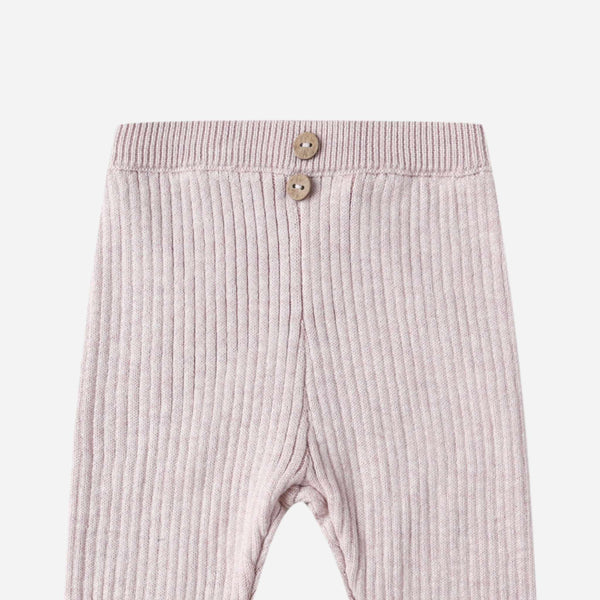 Quincy Mae - Rib Knit Legging - Lilac