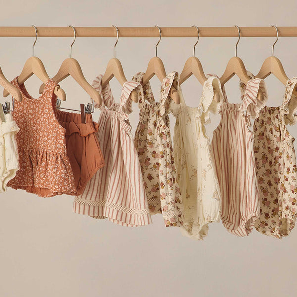 Quincy Mae - Ruffle Tank Dress - Vintage Stripe