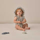 Quincy Mae - Scoop Back One-Piece Swimsuit - Retro Ocean Stripe