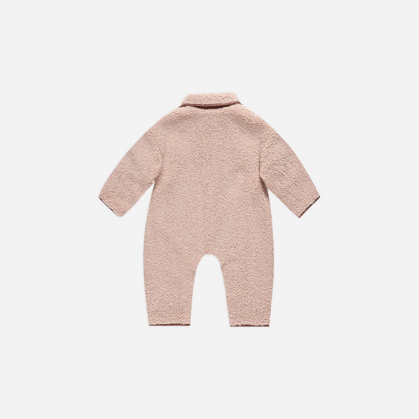 Quincy Mae - Shearling Jumpsuit - Blush