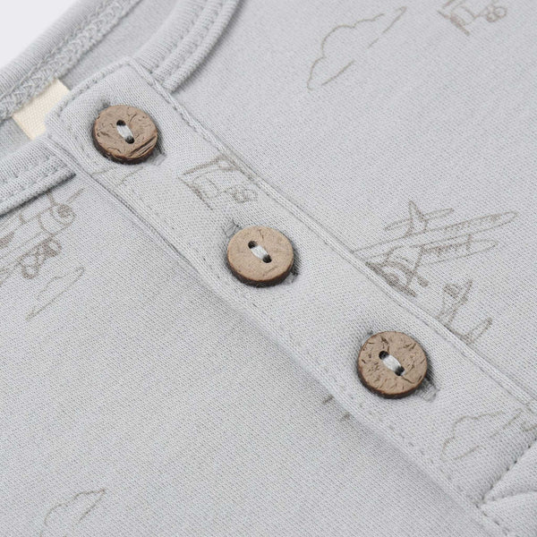 Quincy Mae - Short Sleeve One-Piece - Airplanes