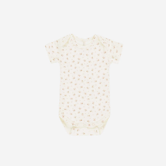 Quincy Mae - Short Sleeve One-Piece - Fleur