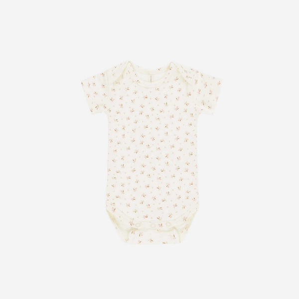 Quincy Mae - Short Sleeve One-Piece - Fleur