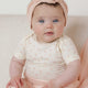 Quincy Mae - Short Sleeve One-Piece - Fleur