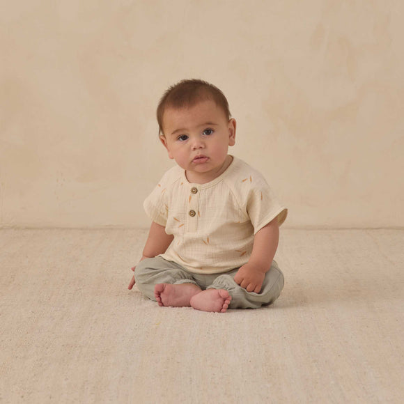 Quincy Mae - Short Sleeve Zion Shirt - Carrots