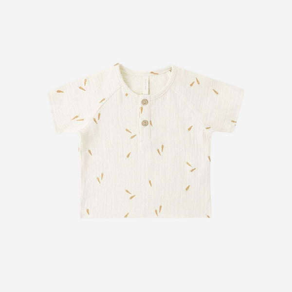 Quincy Mae - Short Sleeve Zion Shirt - Carrots