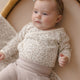 Quincy Mae - Side Snap Bodysuit + Pant Set - Floret