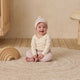 Quincy Mae - Side Snap Bodysuit + Pant Set - Snow Owls