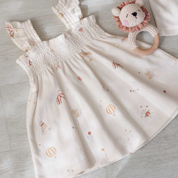Quincy Mae - Smocked Jersey Dress - Carnival