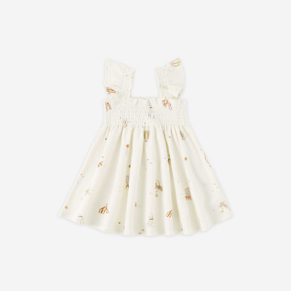 Quincy Mae - Smocked Jersey Dress - Carnival
