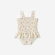 Quincy Mae - Smocked One-Piece Swimsuit - Garden Rose