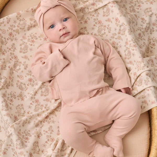 Quincy Mae -  Swaddle - Floral Vine