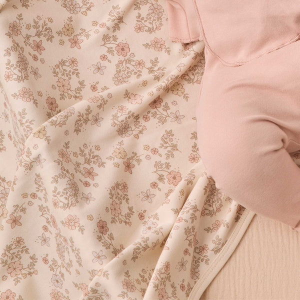 Quincy Mae -  Swaddle - Floral Vine