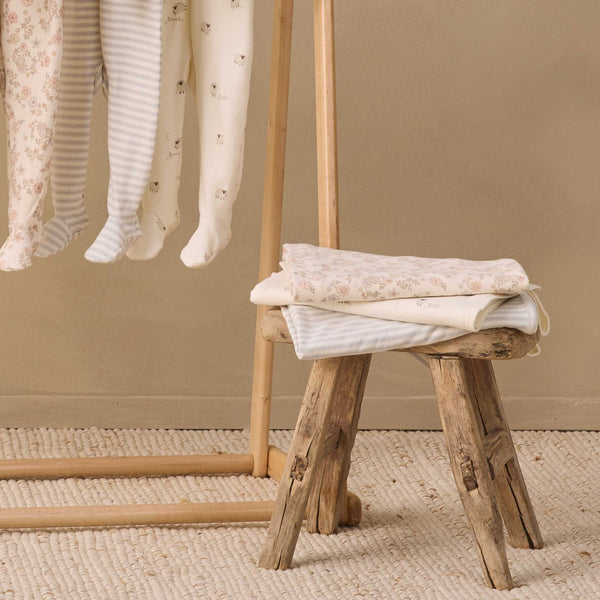 Quincy Mae -  Swaddle - Floral Vine