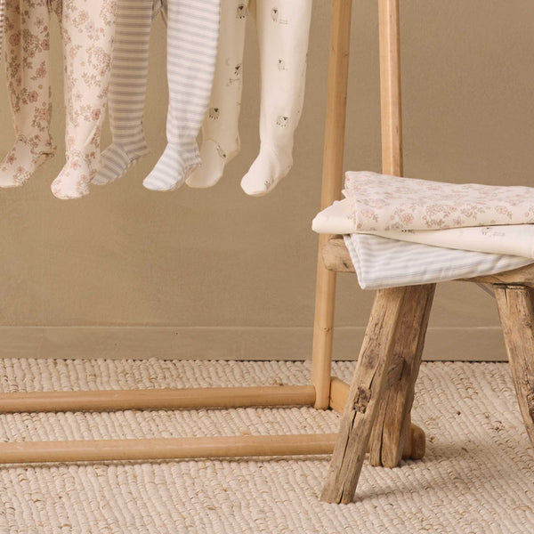 Quincy Mae - Swaddle Cloud Stripe
