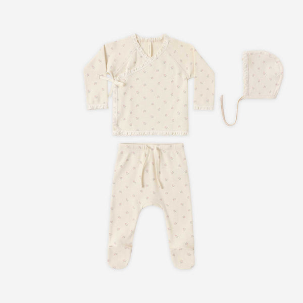 Quincy Mae - Take Home Set - Mauve Ditsy