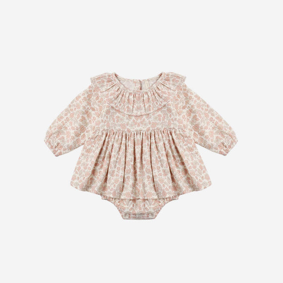 Quincy Mae - Thalia Romper Pink Blossom