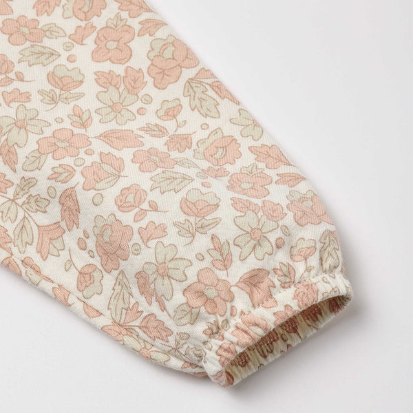 Quincy Mae - Thalia Romper Pink Blossom
