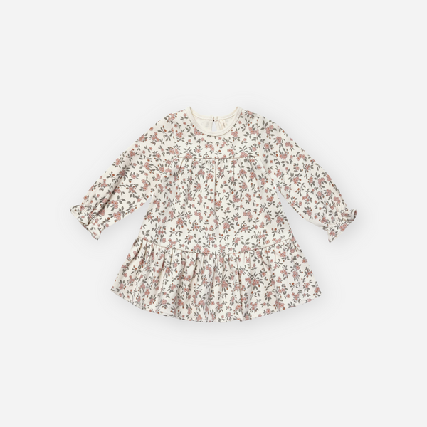 Quincy Mae - Tiered Jersey Dress - Meadow