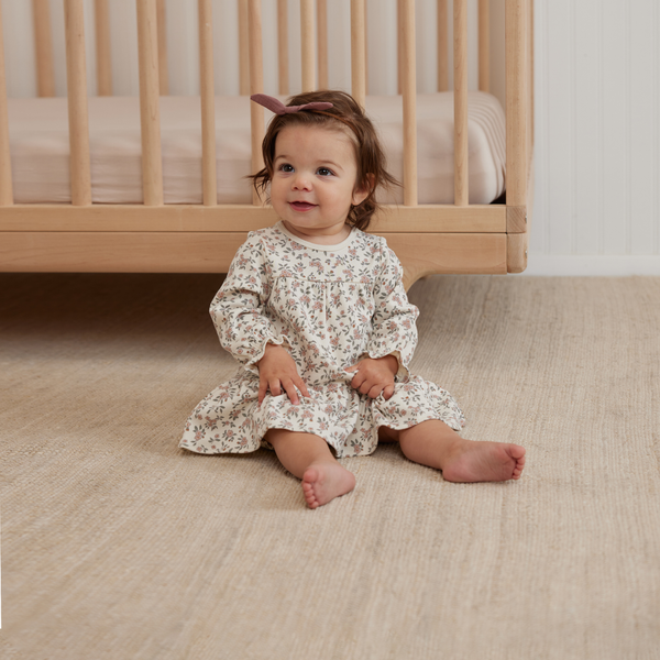 Quincy Mae - Tiered Jersey Dress - Meadow