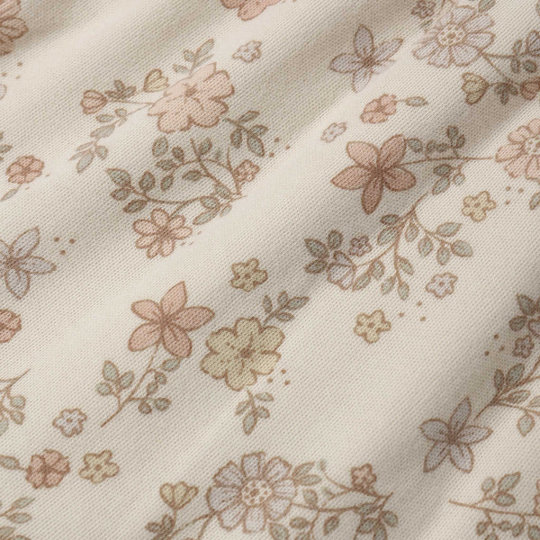 Quincy Mae - Tiered Jersey Dress Floral Vine