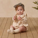 Quincy Mae - Wendy Romper - Holly Berry