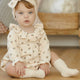 Quincy Mae - Wendy Romper - Holly Berry