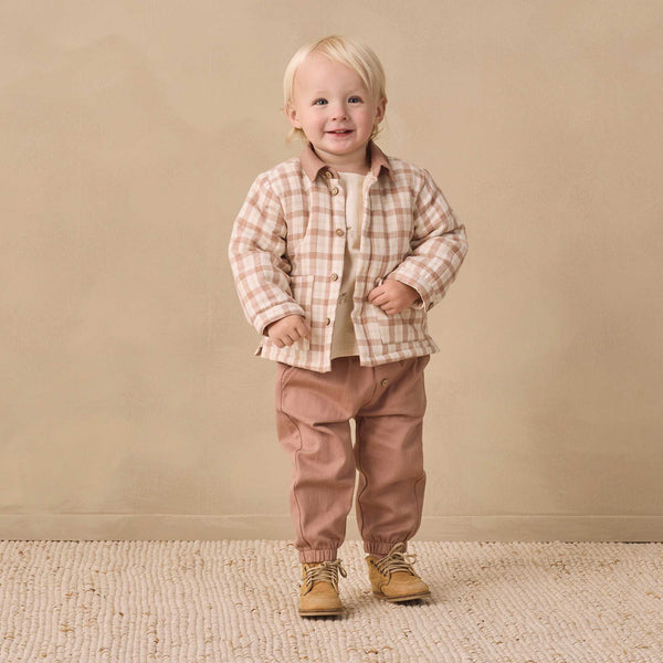 Quincy Mae - Giovani Pant Almond