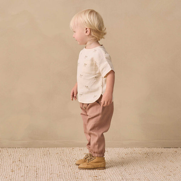 Quincy Mae - Giovani Pant Almond