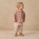 Quincy Mae - Woven Boxy Top Rustic Plaid