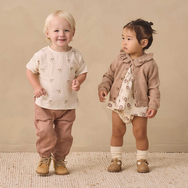 Quincy Mae - Giovani Pant Almond