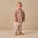 Quincy Mae - Woven Boxy Top Rustic Plaid