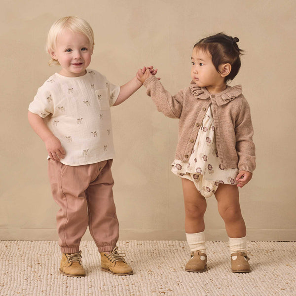 Quincy Mae - Giovani Pant Almond