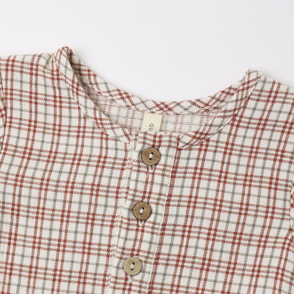 Quincy Mae - Woven Jumpsuit - Christmas Plaid