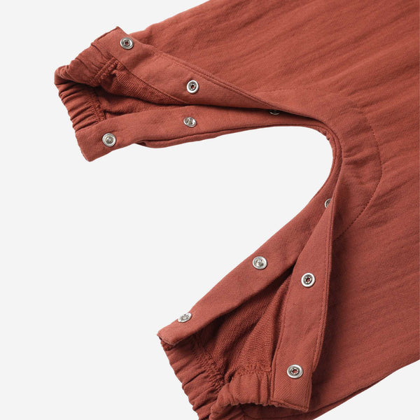 Quincy Mae - Woven Jumpsuit - Cranberry