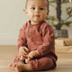 Quincy Mae - Woven Jumpsuit - Cranberry