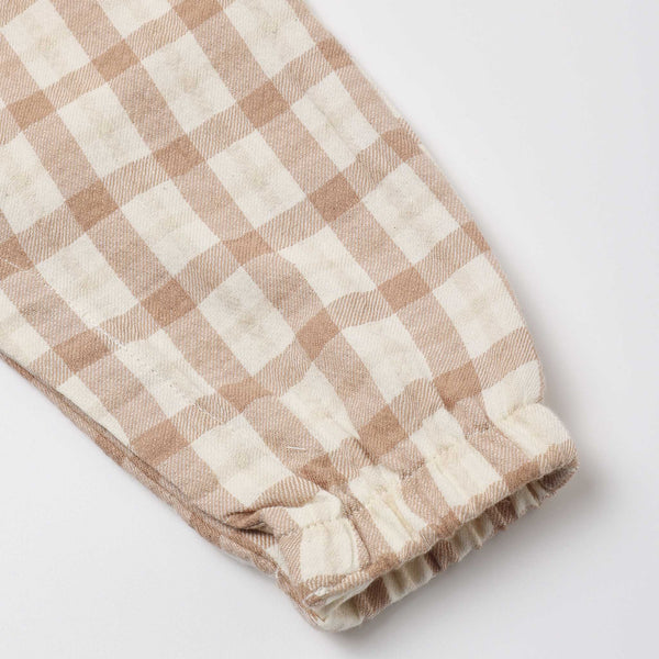 Quincy Mae - Woven Jumpsuit Rustic Plaid
