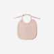 Quincy Mae - Woven Tie Bib - Blush