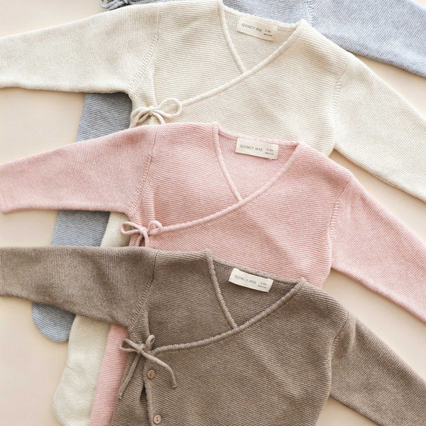 Quincy Mae - Wrap Knit Footie (3 Colors)