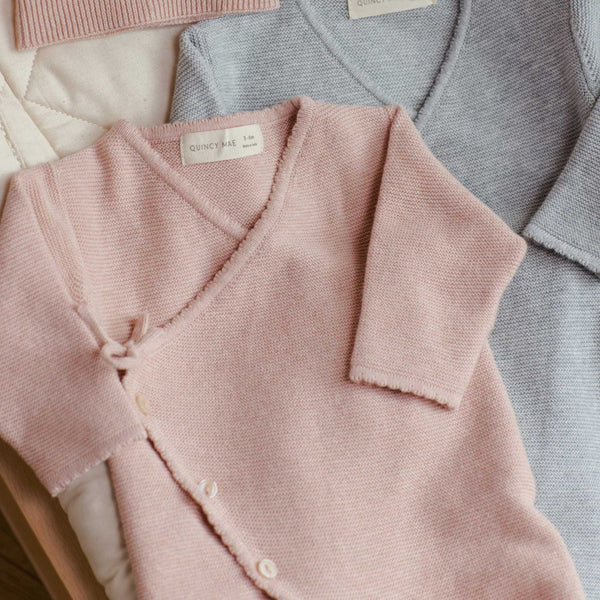 Quincy Mae - Wrap Knit Footie (3 Colors)