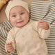 Quincy Mae - Wrap Top + Footed Pant Set - Bunnies