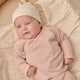 Quincy Mae -  Wrap Top + Footed Pant Set - Dusty Rose